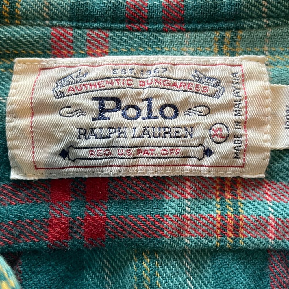 Men’s vintage flannel by Ralph Lauren